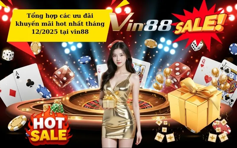 Tổng hợp các ưu đãi khuyến mãi hot nhất tháng 12/2025 tại vin88